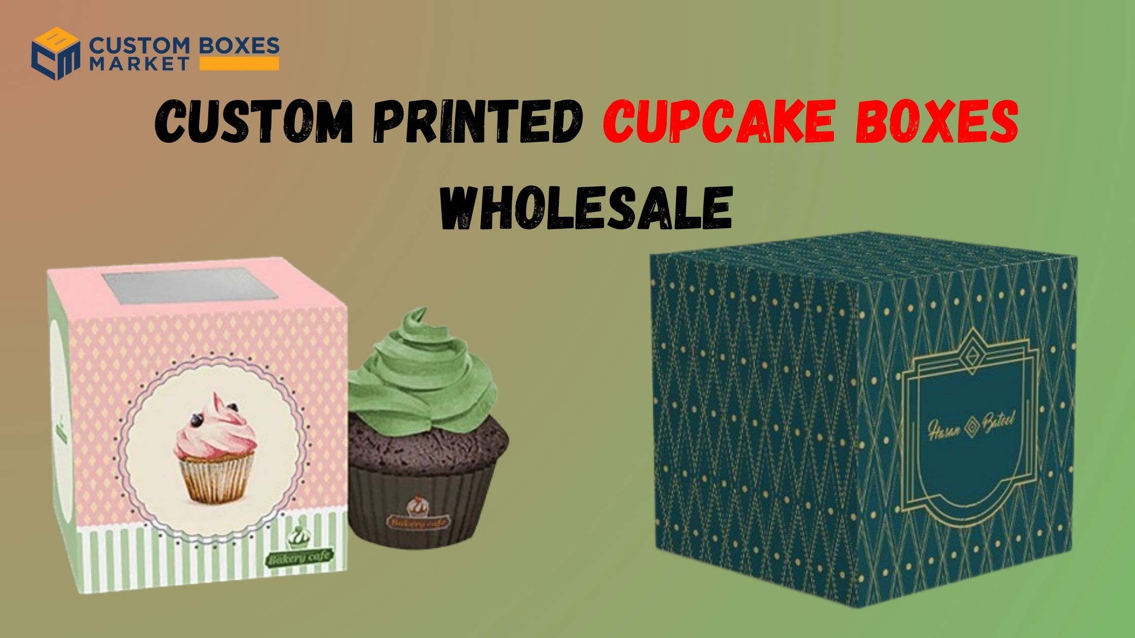 Bulk Savings, Sweet Success: Custom Cupcake Boxes Wholesale