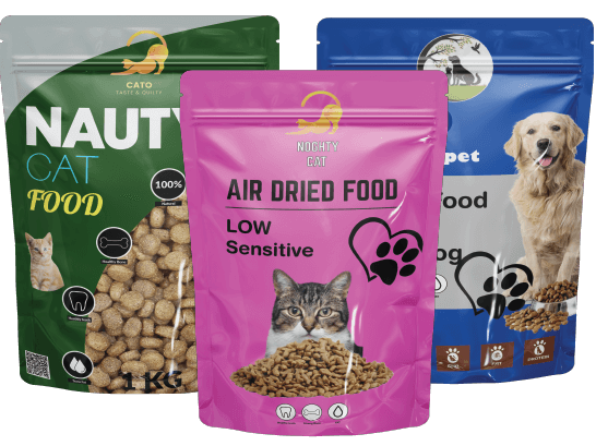 Pet Food Bags Designed To Store
