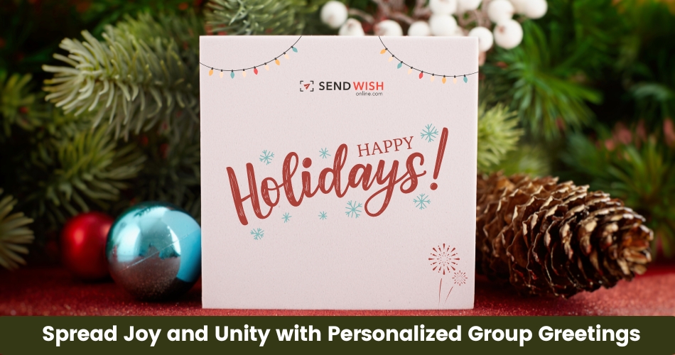 The Strength of Togetherness: Celebrating Every Occasion with Group Cards on Sendwishonline.com