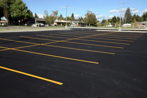 Parking Lot Striping Installation