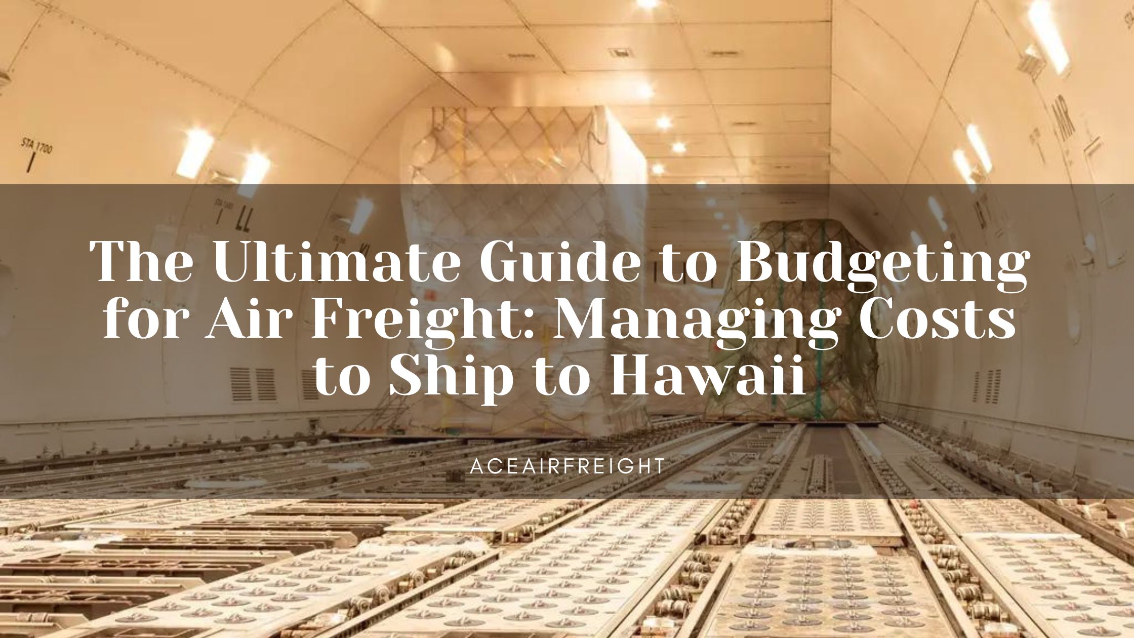 Air freight Hawaii