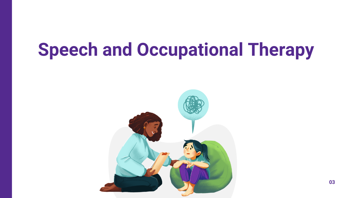 speech and occupational therapy