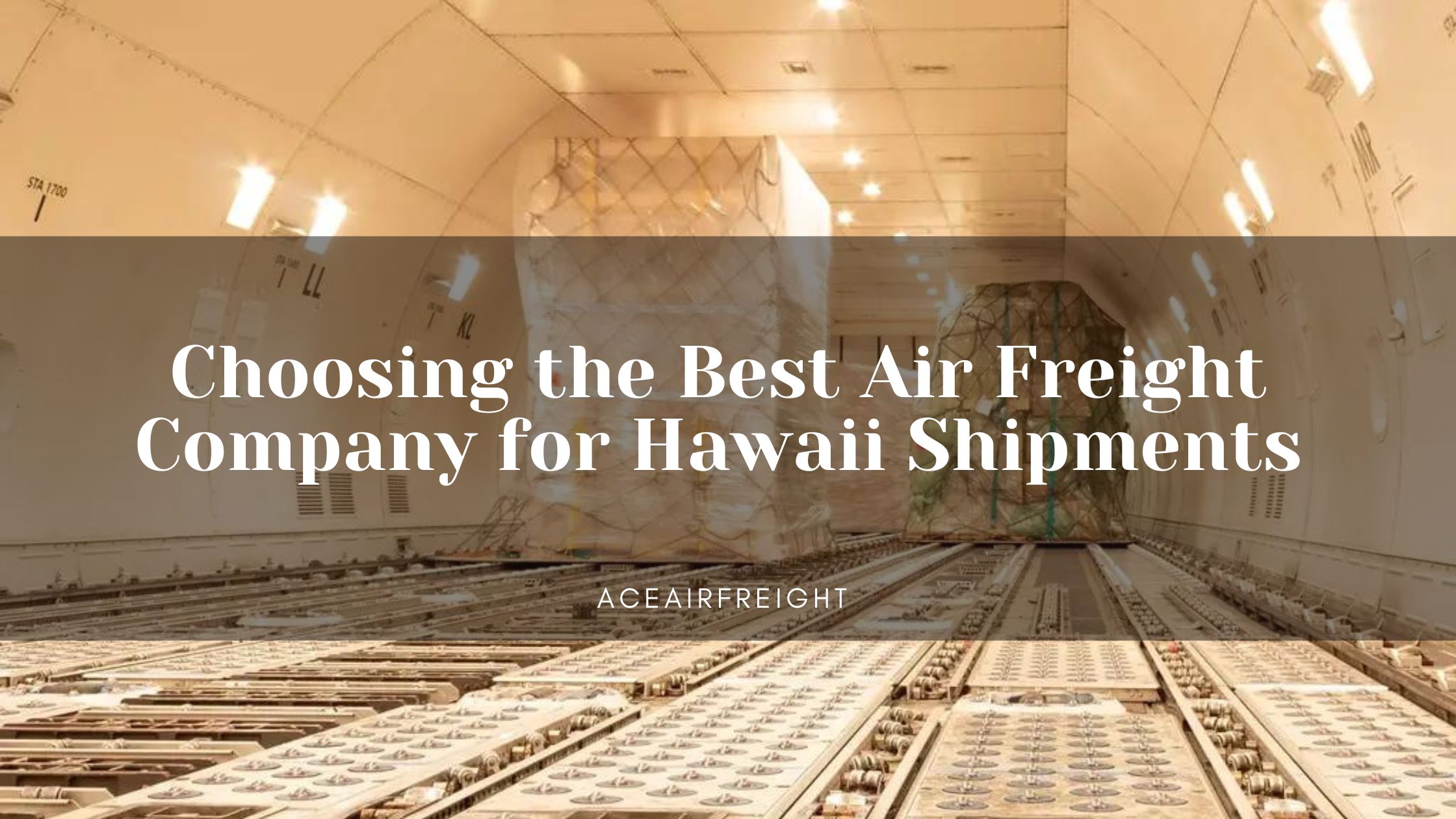 Air freight Hawaii