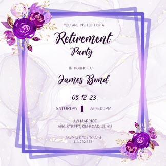 Guide to Crafting the Perfect Invitation Template for a Retirement Party